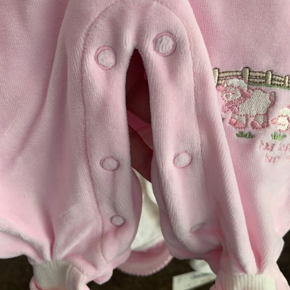 Little Impressions Little Bo Peep Footed Romper Sleeper Outfit 0-3m Vtg. 90s Y2K - Picture 9 of 11